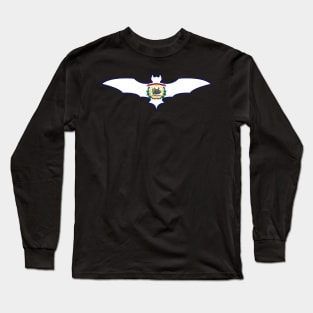 West Virginia Bat Flag Long Sleeve T-Shirt